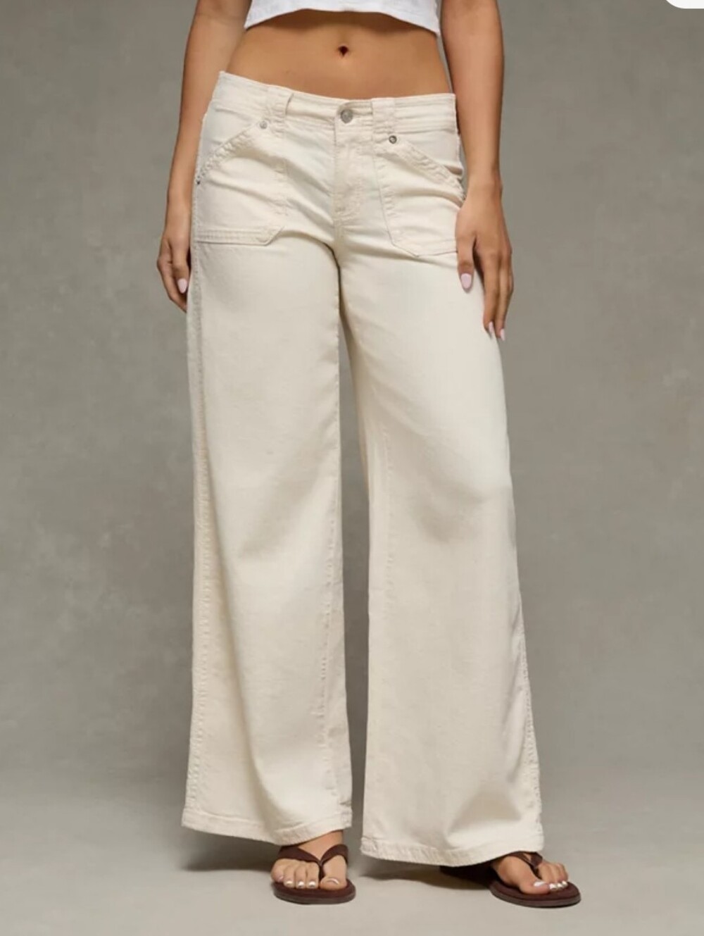 American Eagle Cargo Wide Leg